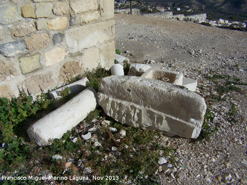 Castillo de La Guardia. Alcazaba - Castillo de La Guardia. Alcazaba. Restos arqueolgicos