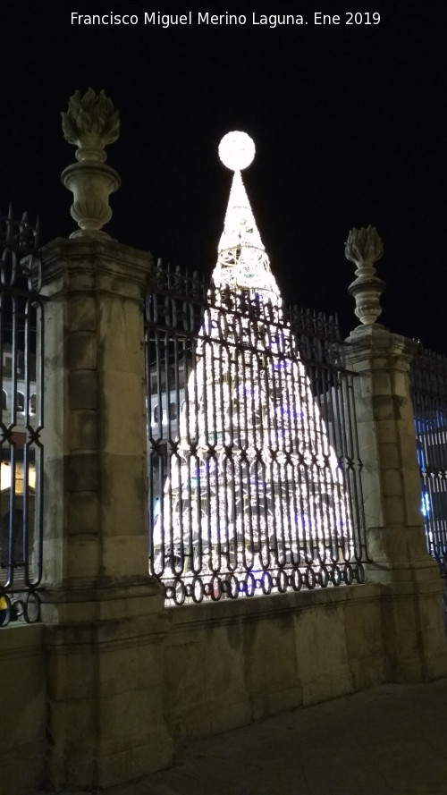 Catedral de Jan. Lonja - Catedral de Jan. Lonja. De noche, en Navidad