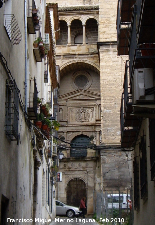 Catedral de Jan. Fachada Sur - Catedral de Jan. Fachada Sur. Desde la Calle Adabes