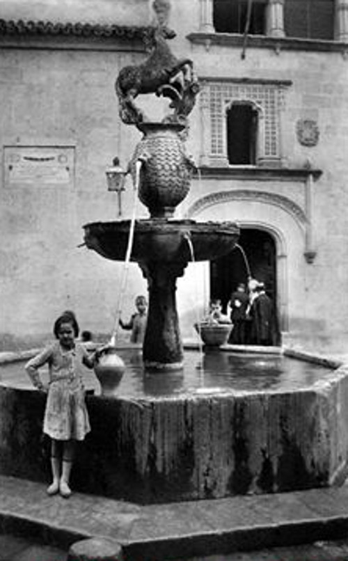 Fuente del Potro - Fuente del Potro. Foto antigua