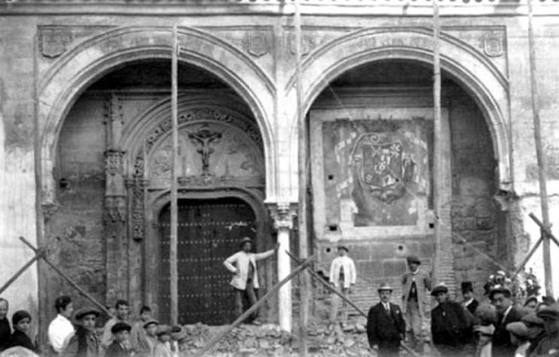 Hospital de la Caridad - Hospital de la Caridad. Descubrimiento de la portada 1918