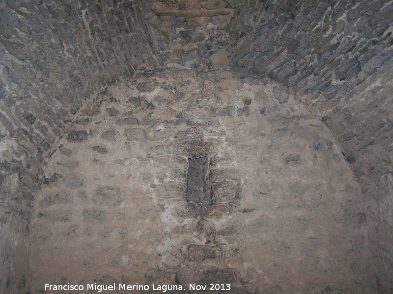 Castillo Vboras. Torre del Homenaje - Castillo Vboras. Torre del Homenaje. Bveda de la planta baja