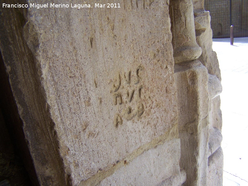 Iglesia de la Magdalena - Iglesia de la Magdalena. Inscripcin