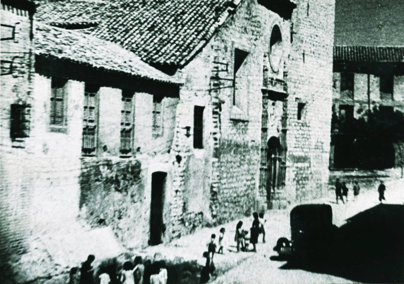 Iglesia de la Magdalena - Iglesia de la Magdalena. Foto antigua. Archivo IEG