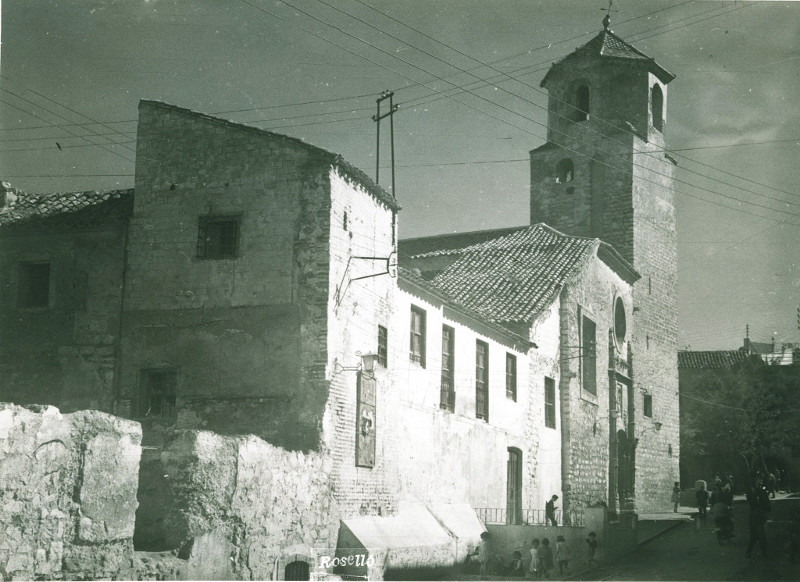 Iglesia de la Magdalena - Iglesia de la Magdalena. Foto antigua. Fotografa de Jaime Rosell Caada. Archivo IEG