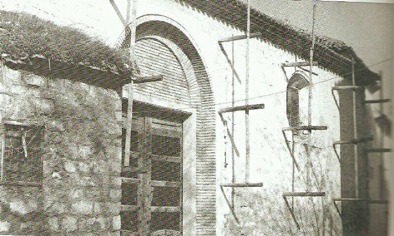 Iglesia de la Magdalena - Iglesia de la Magdalena. Foto antigua. Puerta desaparecida