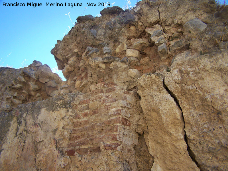 Castillo Vboras. Aljibe de la Alcazaba - Castillo Vboras. Aljibe de la Alcazaba. Junta de las dos bvedas