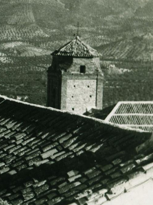 Convento de La Merced - Convento de La Merced. Foto antigua. Fotografa de Manuel Romero vila. Archivo IEG