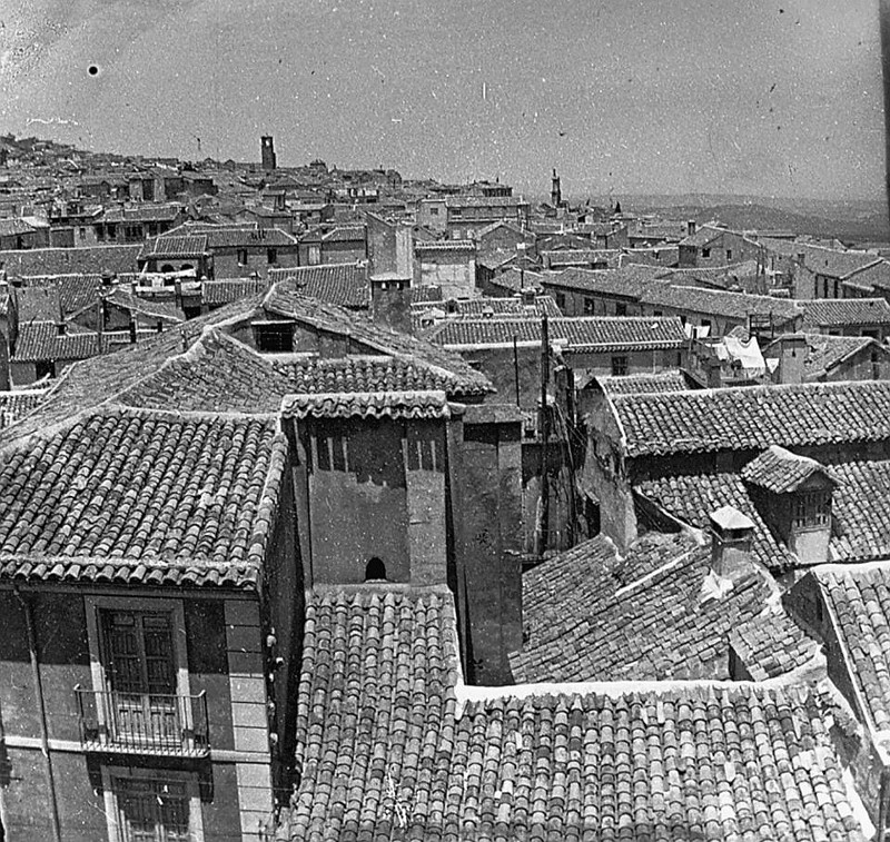 Convento de La Merced - Convento de La Merced. Foto antigua. Vistas desde su campanario