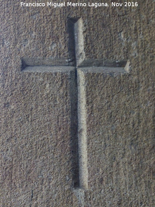 Convento de La Merced - Convento de La Merced. Cruz tallada