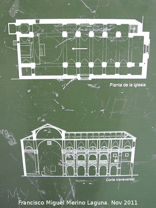 Convento de La Merced - Convento de La Merced. Plano