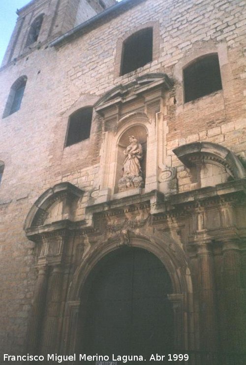 Convento de La Merced - Convento de La Merced. Portada principal y torre