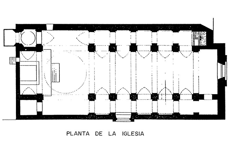 Convento de La Merced - Convento de La Merced. Planta