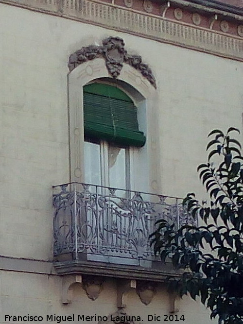 Casa de la Calle San Amador n 47 - Casa de la Calle San Amador n 47. Balcn de la fachada principal