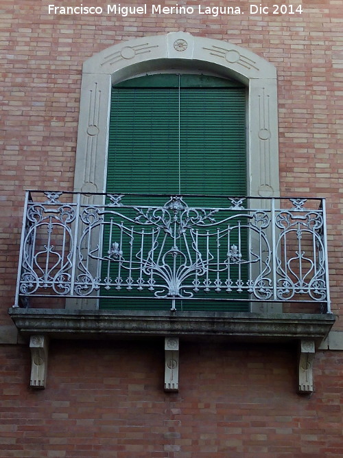 Casa de la Calle San Amador n 47 - Casa de la Calle San Amador n 47. Balcn lateral