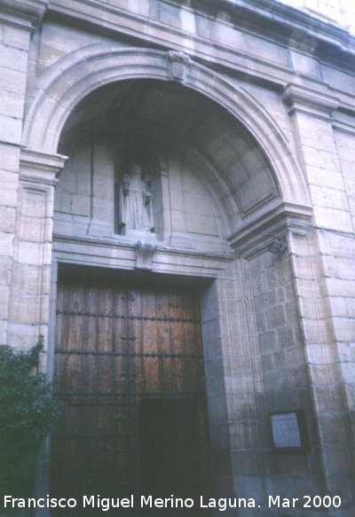 Convento de las Bernardas - Convento de las Bernardas. Entrada a la capilla