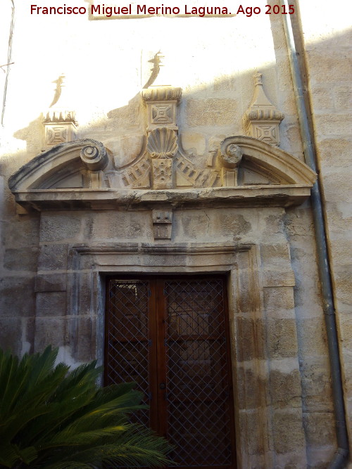 Convento de las Bernardas - Convento de las Bernardas. Puerta izquierda