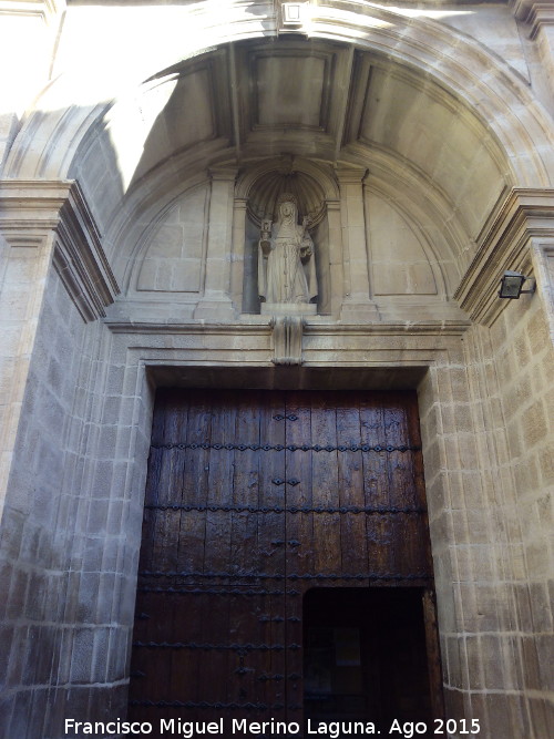 Convento de las Bernardas - Convento de las Bernardas. Puerta principal