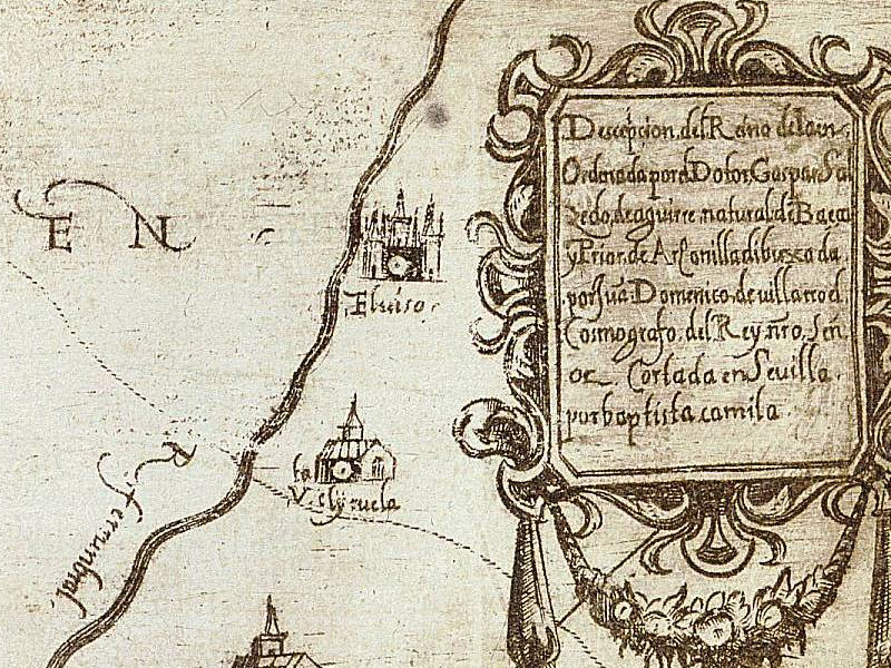 Historia de Viso del Marqus - Historia de Viso del Marqus. Mapa 1588