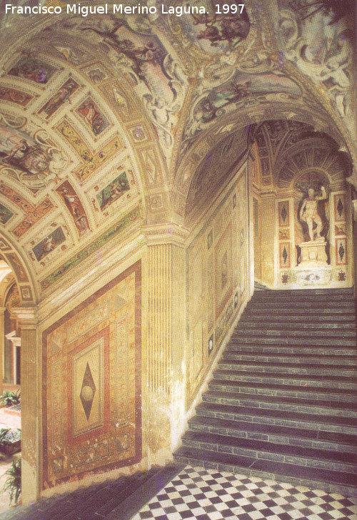 Palacio del Marqus de Santa Cruz - Palacio del Marqus de Santa Cruz. Escalera