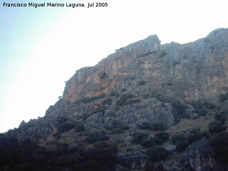 Los Caones - Los Caones. Pared del Cerro Canjorro