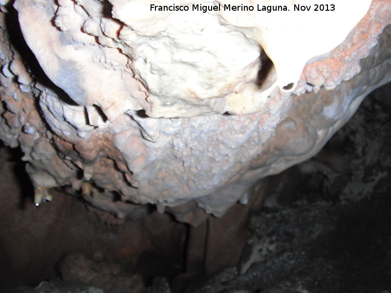 Cueva de Golliat - Cueva de Golliat. Formaciones rocosas en formacin