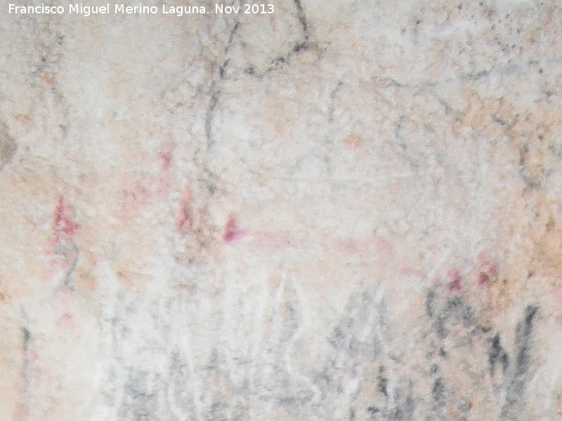 Pinturas rupestres de la Cueva de Golliat - Pinturas rupestres de la Cueva de Golliat. Restos de pinturas rupestres