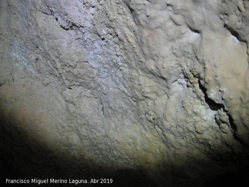 Pinturas rupestres de la Cueva de Golliat - Pinturas rupestres de la Cueva de Golliat. Uno de los paneles de la ltima cmara