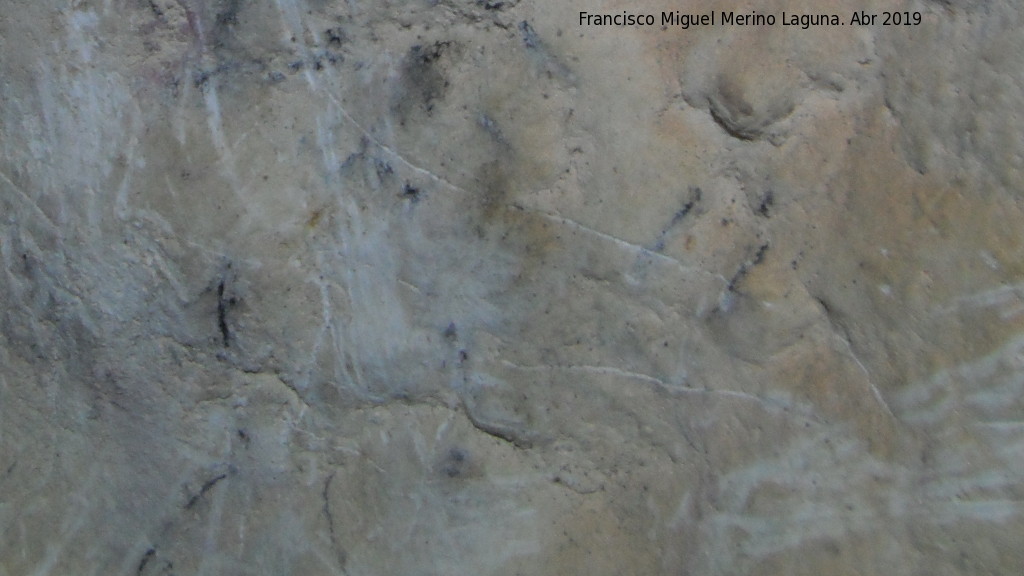 Pinturas rupestres de la Cueva de Golliat - Pinturas rupestres de la Cueva de Golliat. Grabado de la ltima cmara