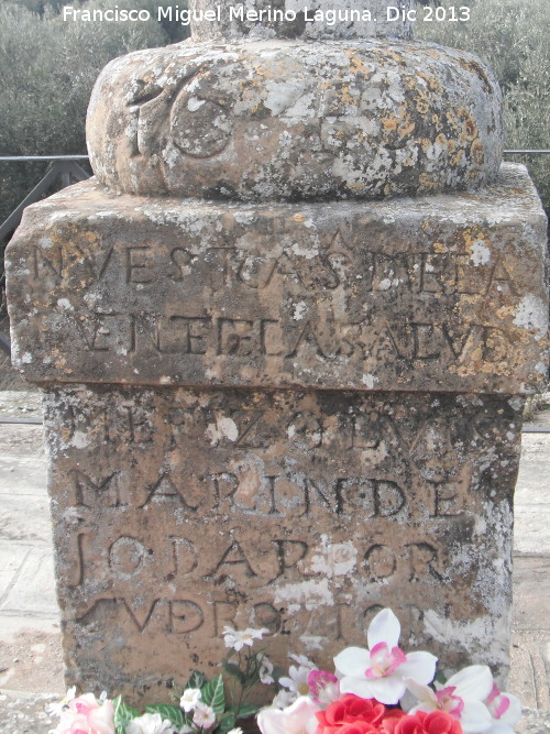 Monumento a la Virgen de la Salud - Monumento a la Virgen de la Salud. Ao e inscripcin