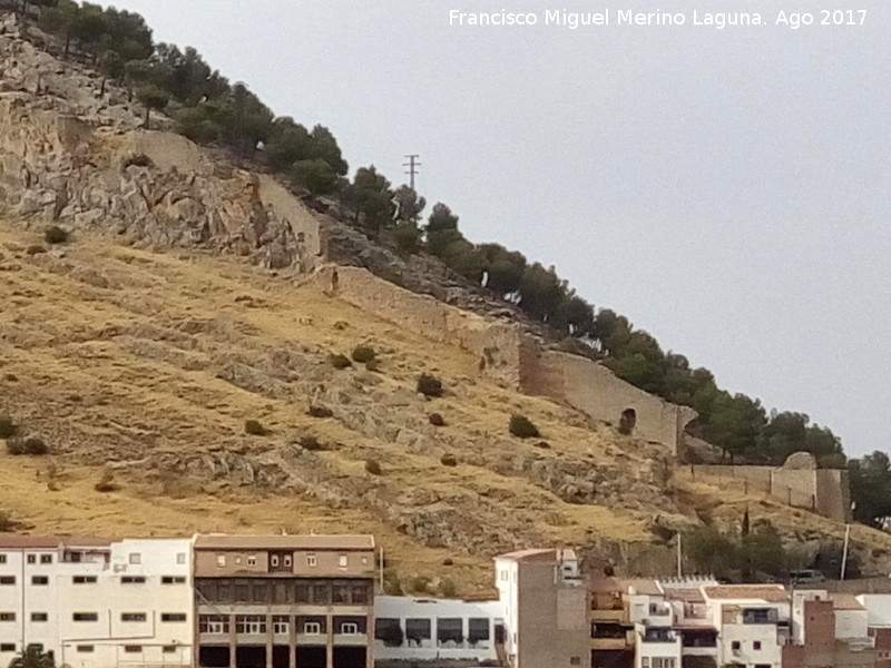 Muralla de Jan - Muralla de Jan. Desde las Eras de Santa Ana