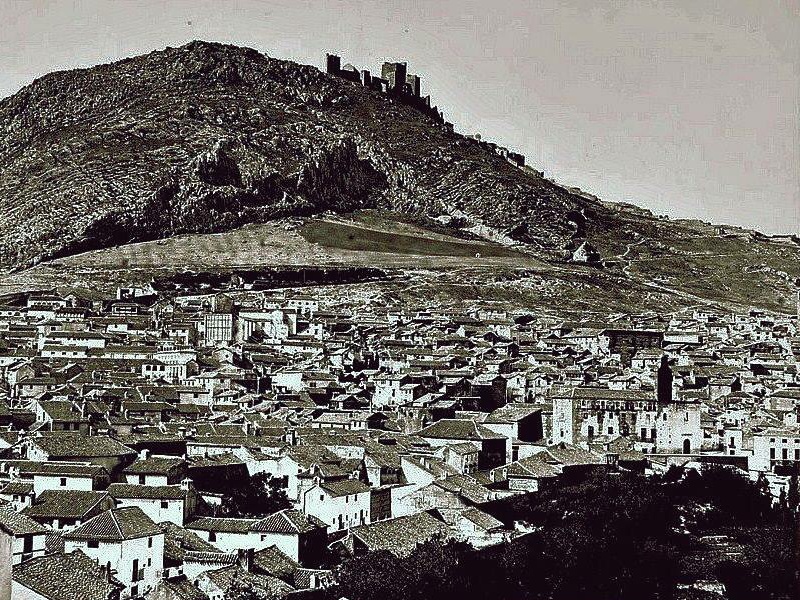 Muralla de Jan - Muralla de Jan. Foto antigua