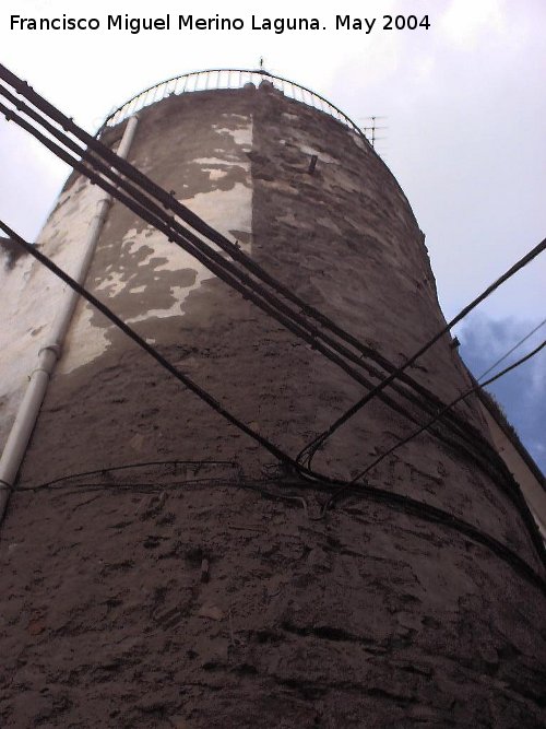 Muralla de Jan. Torren cilndrico del Portillo de San Sebastin - Muralla de Jan. Torren cilndrico del Portillo de San Sebastin. 