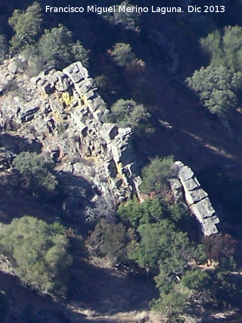 Cerro Galayo - Cerro Galayo. Estratos cuarcticos