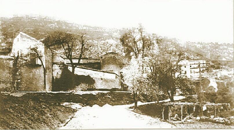 Muralla de Jan. Torren del Cao del Agua - Muralla de Jan. Torren del Cao del Agua. Foto antigua