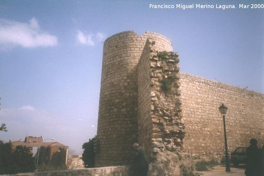 Muralla de Jan. Torren del Cao del Agua - Muralla de Jan. Torren del Cao del Agua. Lienzo de muralla que parte del torren hacia el cerro de Santa Catalina