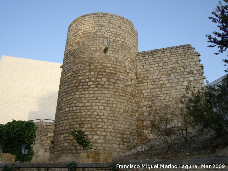 Muralla de Jan. Torren del Cao del Agua - Muralla de Jan. Torren del Cao del Agua. Despus de la construccin del teatro