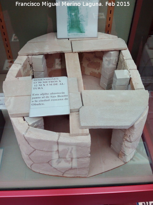 Aljibe de la Calderona - Aljibe de la Calderona. Maqueta realizada por Manuel Ramrez Zumaquero. Museo del Ayuntamiento