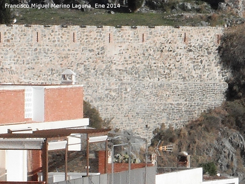 Muralla de Almucar - Muralla de Almucar. Parte sur del castillo