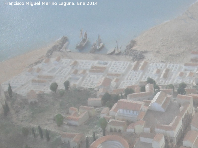 Fbrica de salazn fenicia El Majuelo - Fbrica de salazn fenicia El Majuelo. Maqueta