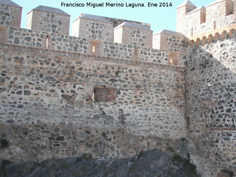 Castillo de San Miguel. Murallas Norte - Castillo de San Miguel. Murallas Norte. A extramuros