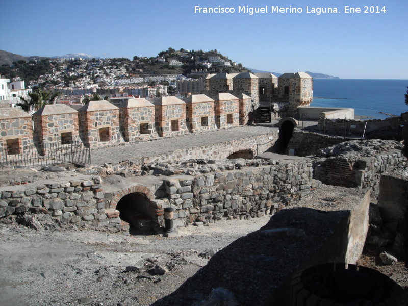 Castillo de San Miguel. Murallas Norte - Castillo de San Miguel. Murallas Norte. 