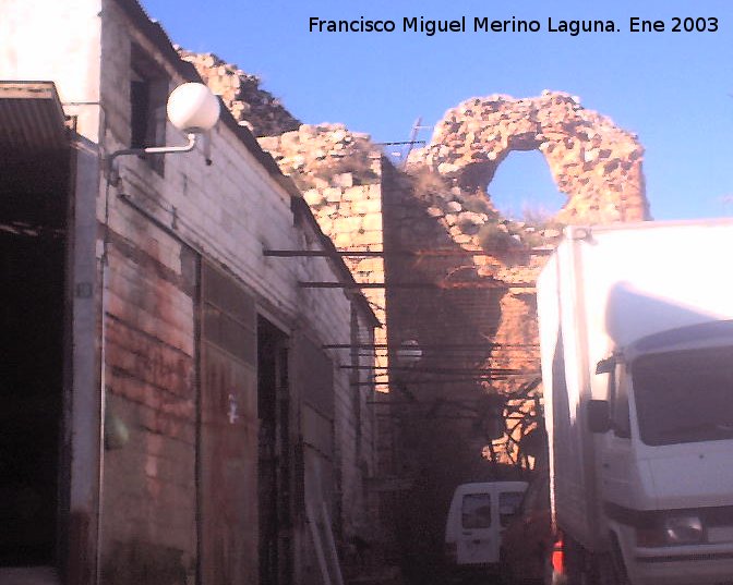 Muralla de Jan. Torren del Arco - Muralla de Jan. Torren del Arco. Desde intramuros