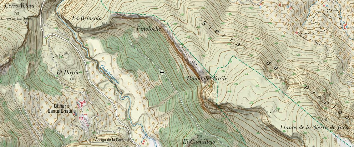 Camino de las Alcandoras - Camino de las Alcandoras. Mapa