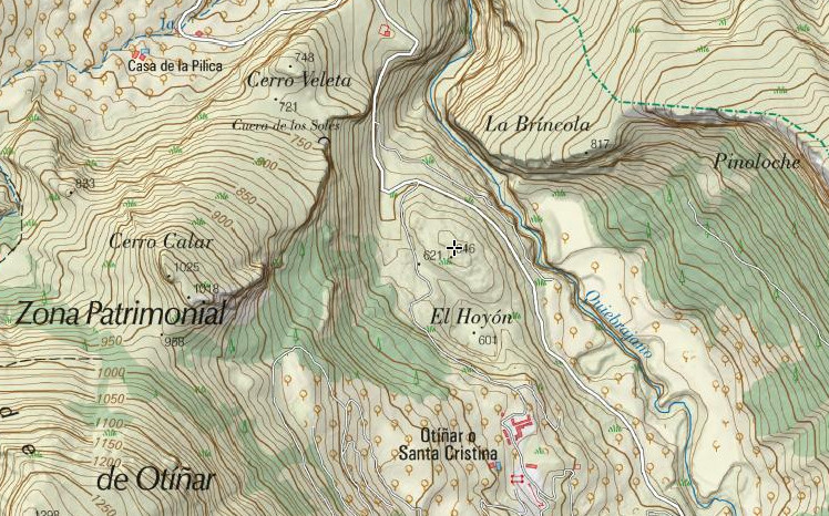 Cerro del Hoyn - Cerro del Hoyn. Mapa