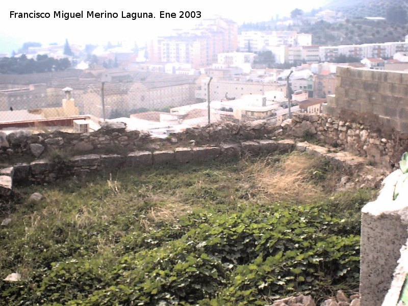 Muralla de Jan. Torren oculto - Muralla de Jan. Torren oculto. Azotea del torren oculto