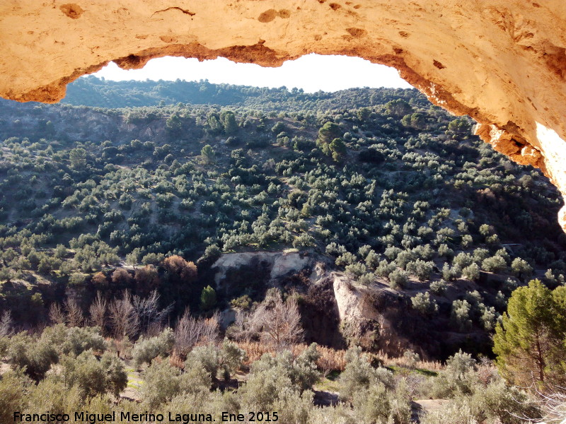 Oratorio visigodo de La Muela - Oratorio visigodo de La Muela. Vista desde el refectorio