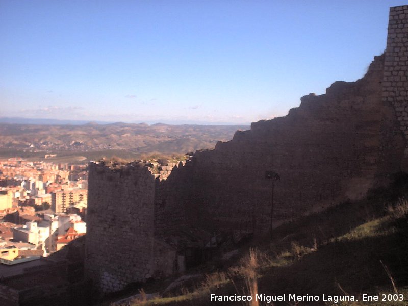 Muralla de Jan. Torren Norte XX - Muralla de Jan. Torren Norte XX. Con su lienzo de tapial derecho