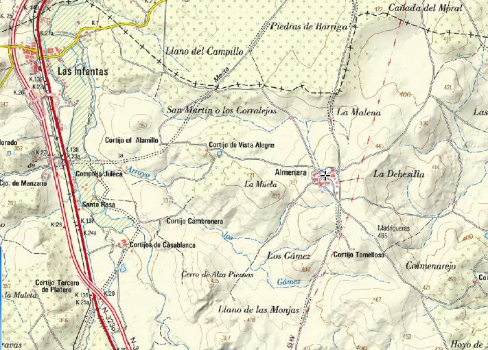 Aldea Almenara - Aldea Almenara. Mapa
