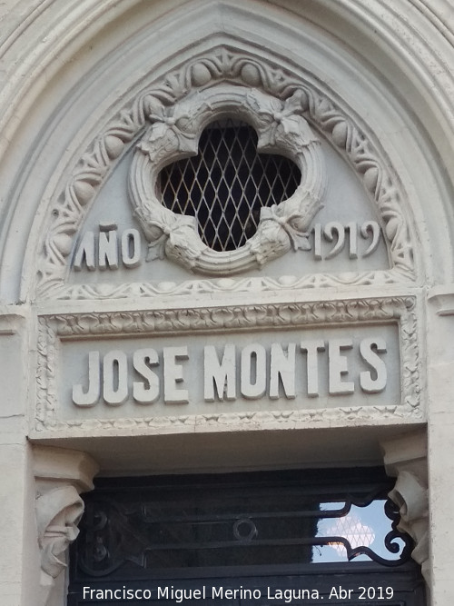 Cementerio de Baeza - Cementerio de Baeza. Ao 1919